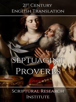 cover image of Septuagint--Proverbs